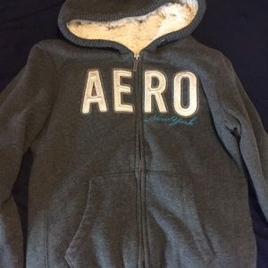 Aeropostale fur lined hoodie